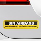 Adesivi per Auto e Moto: Nessun airbag 3