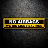 Adesivi per Auto e Moto: No Airbags, in inglese 4