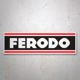 Adesivi per Auto e Moto: Logo Ferodo con Lettere Prominenti 3