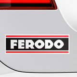 Adesivi per Auto e Moto: Ferodo Logo 4