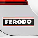 Adesivi per Auto e Moto: Logo Ferodo con Lettere Prominenti 4