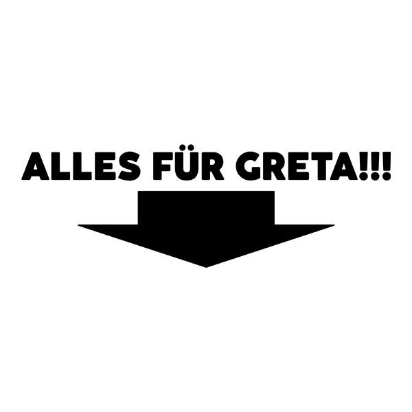 Adesivi per Auto e Moto: Alles Für Greta