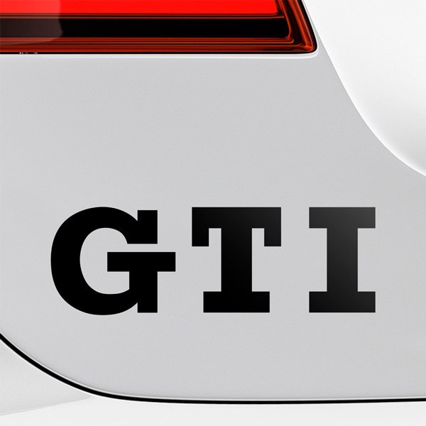 Adesivi per Auto e Moto: GTI