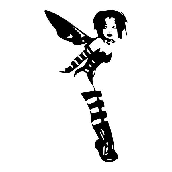 Adesivi per Auto e Moto: Campanellino in Volo