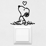 Adesivi per Auto e Moto: Snoopy in Amore 2