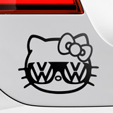Adesivi per Auto e Moto: Hello Kitty Volkswagen 3