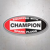 Adesivi per Auto e Moto: Champion Spark Plugs 3