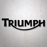 Adesivi per Auto e Moto: Emblema Triumph 2