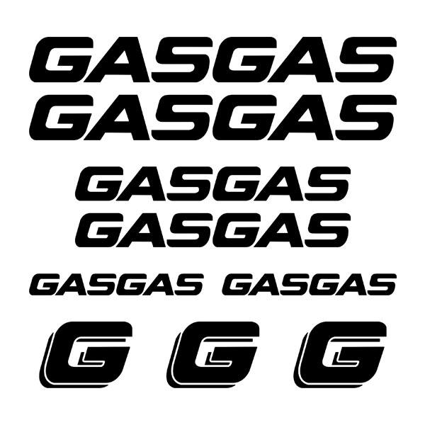 Adesivi per Auto e Moto: Set 9X GasGas
