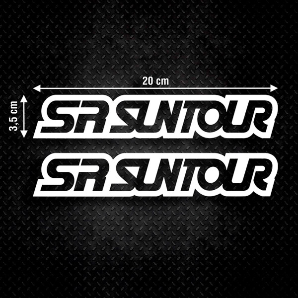 Adesivi per Auto e Moto: Set 2X Sr Suntour