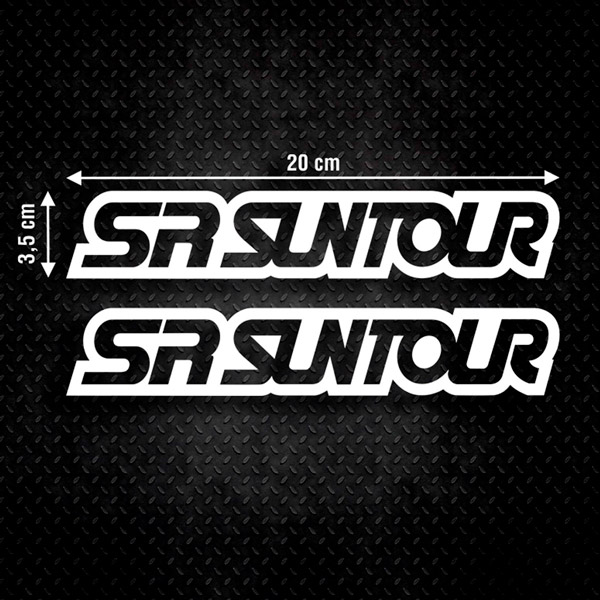 Set di 2 adesivi SR Suntour 1/3