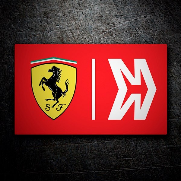 Adesivi per Auto e Moto: Escudo Ferrari con Cavallino Rampante