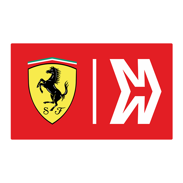 Adesivi per Auto e Moto: Scudo Ferrari con Cavallino Rampante