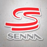 Adesivi per Auto e Moto: Emblema di Ayrton Senna 3