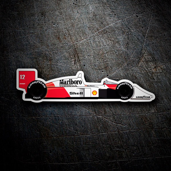 Adesivi per Auto e Moto: Ayrton Senna McLaren