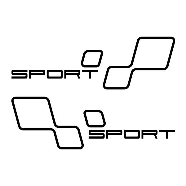 Adesivi per Auto e Moto: Renault Sport