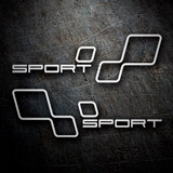 Adesivi per Auto e Moto: Renault Sport 2
