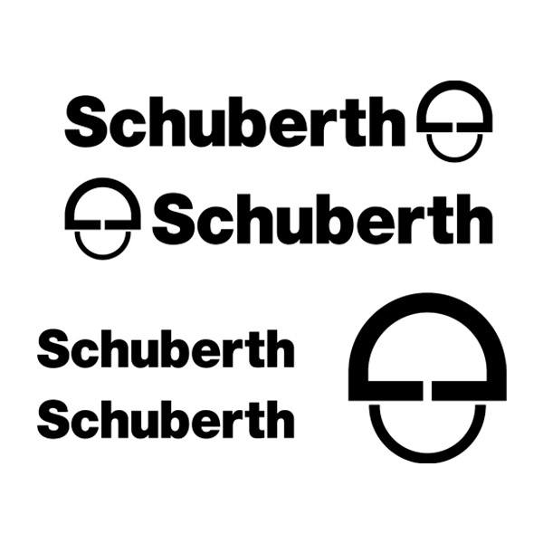 Adesivi per Auto e Moto: Set di Caschi Schuberth