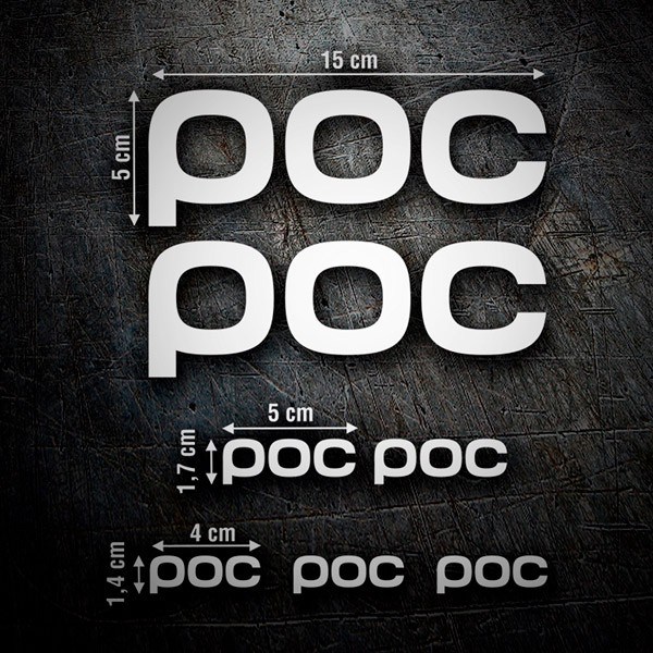 Adesivi per Auto e Moto: Set POC per casco