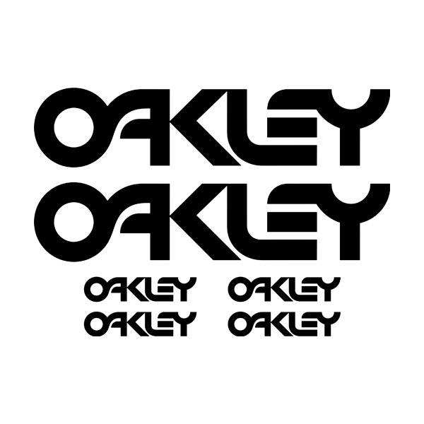 Adesivi per Auto e Moto: Set 6X Oakley