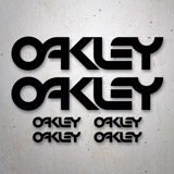 Adesivi per Auto e Moto: Set 6X Oakley 2