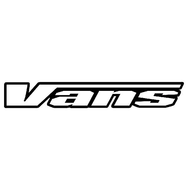 Adesivi per Auto e Moto: Vans contornato