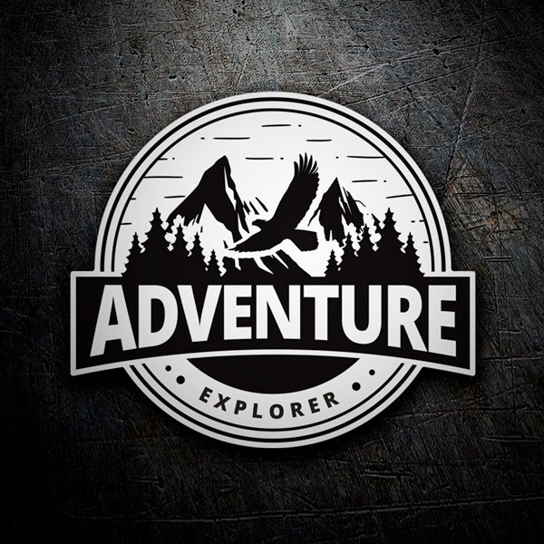 Adesivi per Auto e Moto: Adventure Explorer