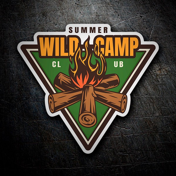 Adesivi per Auto e Moto: Summer Wild Camp Club