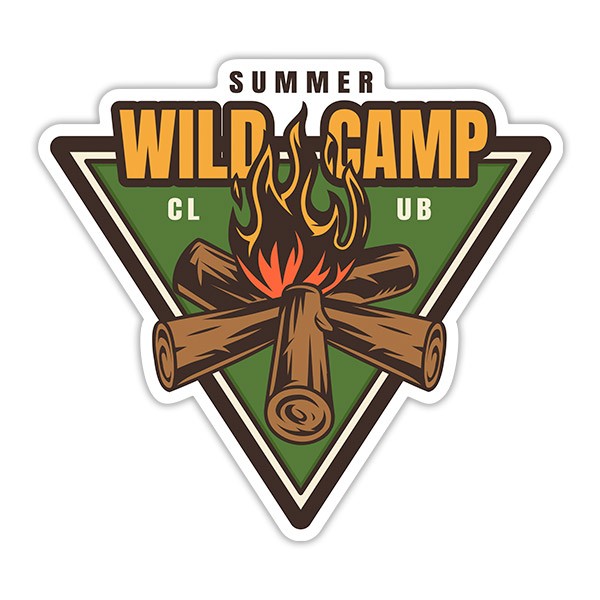 Adesivi per Auto e Moto: Summer Wild Camp Club