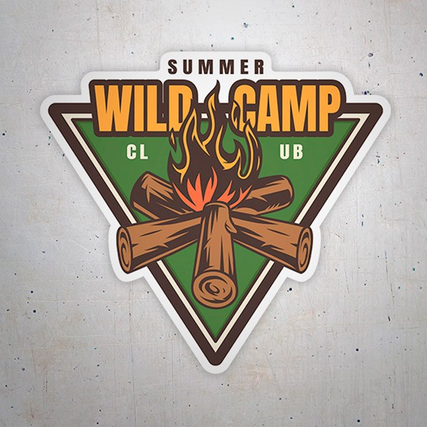Adesivi per Auto e Moto: Summer Wild Camp Club
