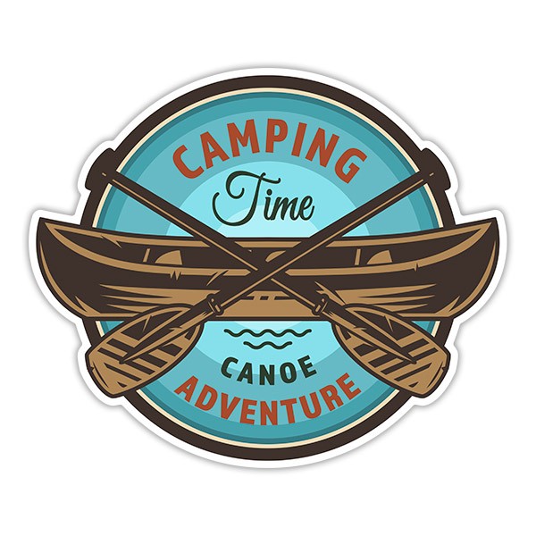 Adesivi per Auto e Moto: Canoe Adventure
