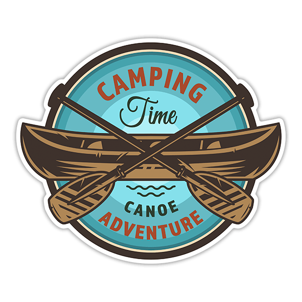 Adesivi per Auto e Moto: Canoe Adventure