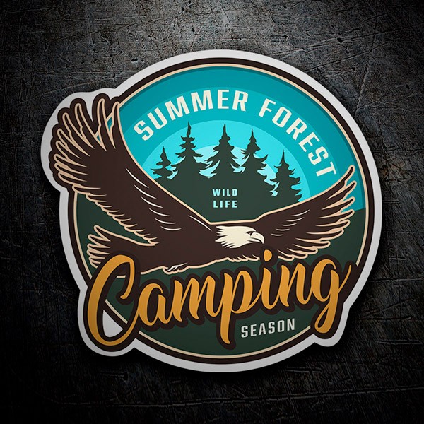 Adesivi per Auto e Moto: Camping Season