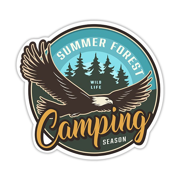 Adesivi per Auto e Moto: Camping Season