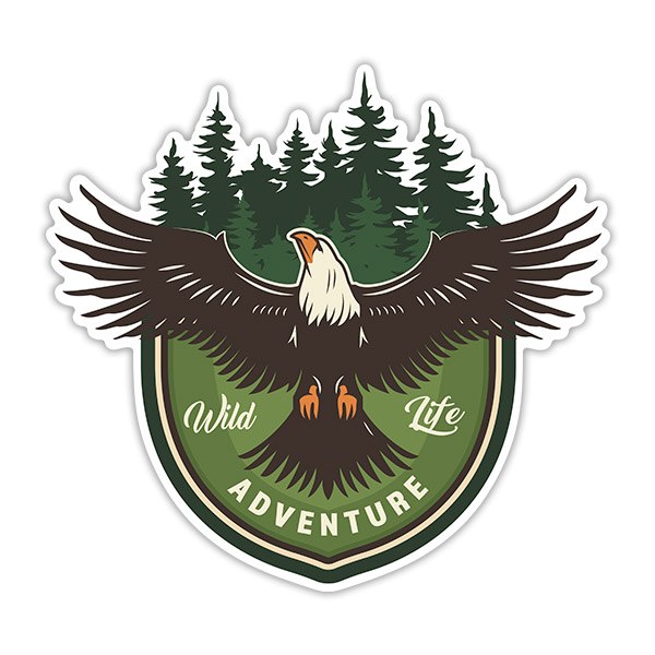 Adesivi per Auto e Moto: Adventure Wild Life