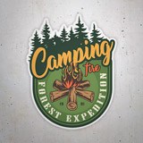 Adesivi per Auto e Moto: Camping Forest Expedition 3
