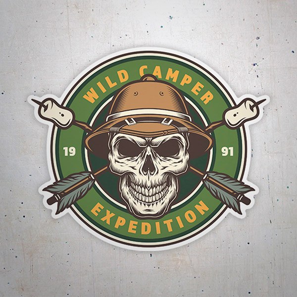 Adesivi per Auto e Moto: Wild Camper Expedition