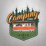 Adesivi per Auto e Moto: Camping Time Since 91 3