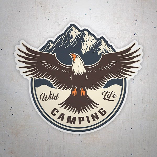 Adesivi per Auto e Moto: Wild Life Camping