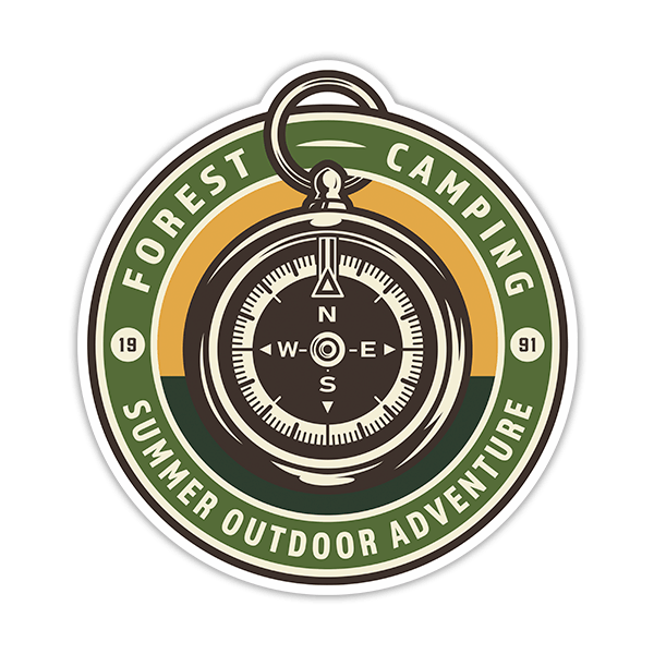 Adesivi per Auto e Moto: Forest Camping