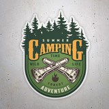 Adesivi per Auto e Moto: Camping Summer Adventure 3