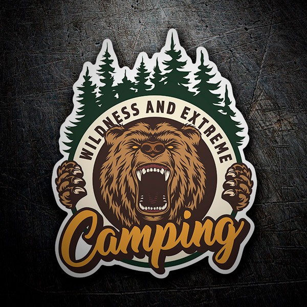 Adesivi per Auto e Moto: Camping Wildness and Extreme