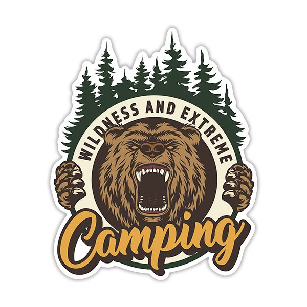 Adesivi per Auto e Moto: Camping Wildness and Extreme