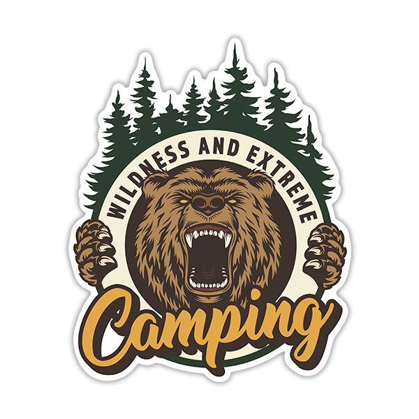 Adesivi per Auto e Moto: Camping Wildness and Extreme