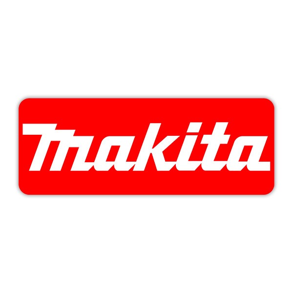 Adesivi per Auto e Moto: Makita Rosso