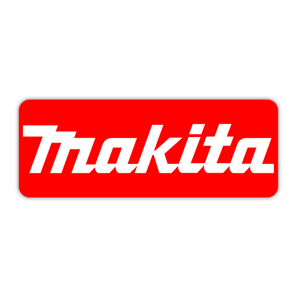 Adesivi per Auto e Moto: Makita Rosso
