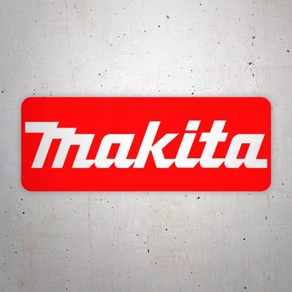 Adesivi per Auto e Moto: Makita Rosso