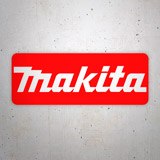 Adesivi per Auto e Moto: Makita Rosso 3