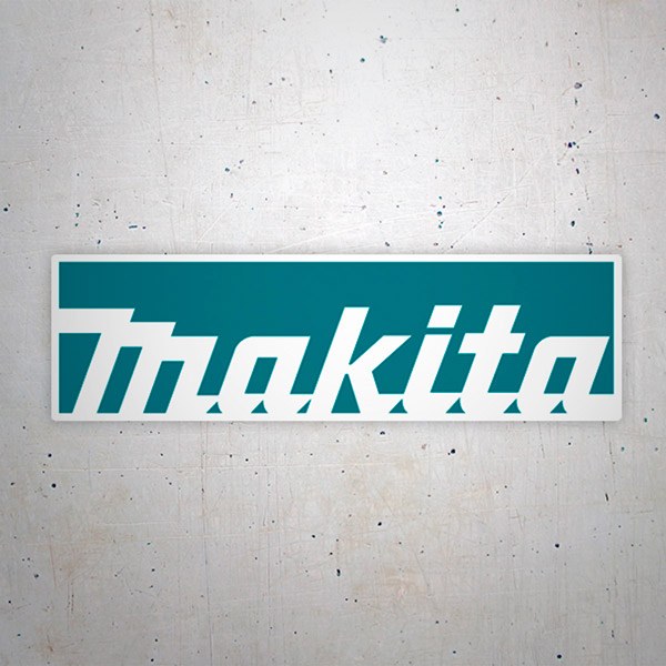 Adesivi per Auto e Moto: Makita Turchese