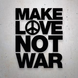 Adesivi per Auto e Moto: Make Love not War 2
